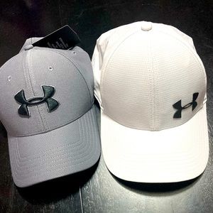 2 Under Armor baseball caps